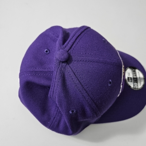 New Era Purple Los Angeles Lakers Fitted Cap Small/Medium - Picture 6 of 8